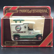 Load image into Gallery viewer, Matchbox 1912 Ford Model T H.J.Heinz Co Cream Models Of Yesteryear Y12-3