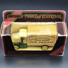 Load image into Gallery viewer, Matchbox 1920 Model Mack AC White/Green Arctic Polar Brand Ice Cream Models Of Yesteryear Y-30