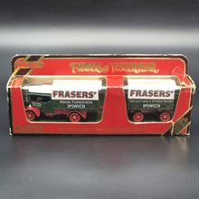 Load image into Gallery viewer, Matchbox 1922 Foden 'C' Type Steam Wagon & Trailer Green Fraser's Models Of Yesteryear Y-27