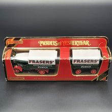 Load image into Gallery viewer, Matchbox 1922 Foden 'C' Type Steam Wagon & Trailer Green Fraser's Models Of Yesteryear Y-27