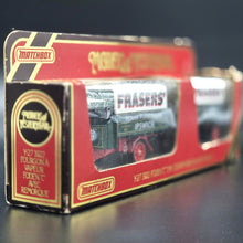 Load image into Gallery viewer, Matchbox 1922 Foden 'C' Type Steam Wagon & Trailer Green Fraser's Models Of Yesteryear Y-27