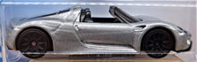Load image into Gallery viewer, Hot Wheels 2018 Porsche 918 Spyder Silver #184 Factory Fresh 2/10 New