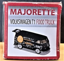 Load image into Gallery viewer, Majorette 2020 Volkswagen T1 Food Truck Black #243 Vintage Deluxe Cars New