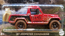 Load image into Gallery viewer, Hot Wheels 2022 '67 Jeepster Commando Red Mud Runners 2/5 New Long Card