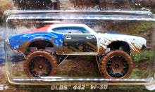 Load image into Gallery viewer, Hot Wheels 2022 Olds 442 W-30 White Mud Runners 3/5 New Long Card