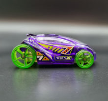 Load image into Gallery viewer, Hot Wheels 2016 Vendetta Clear Purple #16 X-Raycers 6/10