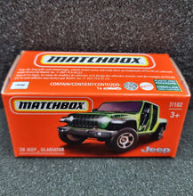 Load image into Gallery viewer, Matchbox 2022 '20 Jeep Gladiator Green MBX Off-Road #7 New Sealed Box