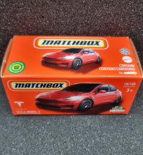 Load image into Gallery viewer, Matchbox 2022 Tesla Model Y Red #18 MBX Metro New Sealed Box