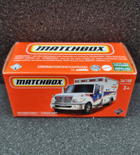 Load image into Gallery viewer, Matchbox 2022 International Terrastar Ambulance White #36 MBX Metro New Box