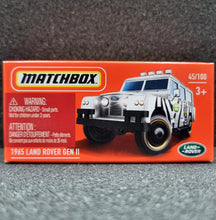 Load image into Gallery viewer, Matchbox 2022 1965 Land Rover Gen II White #45 MBX Off-Road New Sealed Box