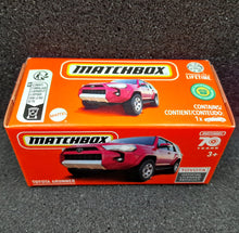Load image into Gallery viewer, Matchbox 2022 Toyota 4Runner Red #81 MBX Off-Road New Sealed Box