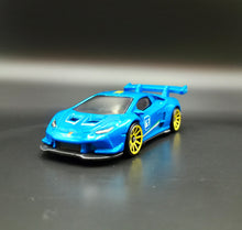 Load image into Gallery viewer, Hot Wheels 2020 Lamborghini Huracan Super Trofeo Blue Lamborghini 5 Pack Loose
