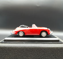 Load image into Gallery viewer, Amercom Collection Porsche 356B Cabrio 1959 Die Cast Car Red 1:43
