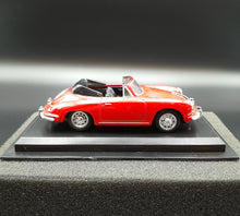 Load image into Gallery viewer, Amercom Collection Porsche 356B Cabrio 1959 Die Cast Car Red 1:43