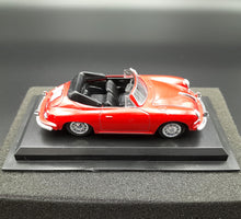 Load image into Gallery viewer, Amercom Collection Porsche 356B Cabrio 1959 Die Cast Car Red 1:43