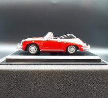 Load image into Gallery viewer, Amercom Collection Porsche 356B Cabrio 1959 Die Cast Car Red 1:43