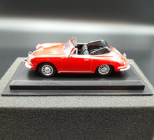 Load image into Gallery viewer, Amercom Collection Porsche 356B Cabrio 1959 Die Cast Car Red 1:43