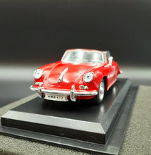 Load image into Gallery viewer, Amercom Collection Porsche 356B Cabrio 1959 Die Cast Car Red 1:43