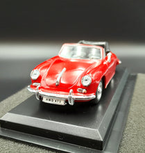 Load image into Gallery viewer, Amercom Collection Porsche 356B Cabrio 1959 Die Cast Car Red 1:43