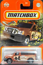 Load image into Gallery viewer, Matchbox 2022 Nissan NV Van Brown #1 MBX Showroom New Long Card