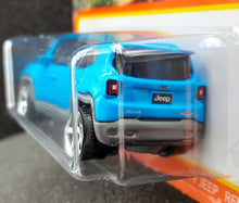 Load image into Gallery viewer, Matchbox 2022 '19 Jeep Renegade Blue #6 MBX Off-Road New Long Card
