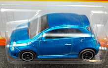 Load image into Gallery viewer, Matchbox 2022 2019 Fiat 500 Turbo Blue MBX Metro #11/100 New Long Card
