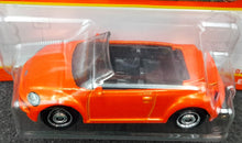 Load image into Gallery viewer, Matchbox 2022 2019 Volkswagen Beetle Convertible Orange MBX Highway #14/100 New Long Card