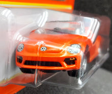 Load image into Gallery viewer, Matchbox 2022 2019 Volkswagen Beetle Convertible Orange MBX Highway #14/100 New Long Card