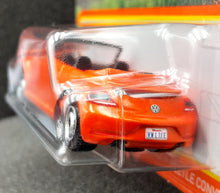 Load image into Gallery viewer, Matchbox 2022 2019 Volkswagen Beetle Convertible Orange MBX Highway #14/100 New Long Card