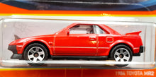 Load image into Gallery viewer, Matchbox 2022 1984 Toyota MR2 Red #16 MBX Showroom New Long Card