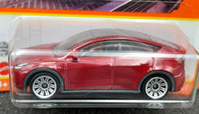 Load image into Gallery viewer, Matchbox 2022 Tesla Model Y Red #18 MBX Metro New Long Card