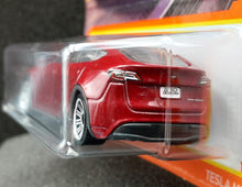 Load image into Gallery viewer, Matchbox 2022 Tesla Model Y Red #18 MBX Metro New Long Card