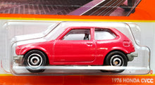 Load image into Gallery viewer, Matchbox 2022 1976 Honda CVCC Red #21 MBX Metro New Long Card