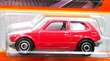 Load image into Gallery viewer, Matchbox 2022 1976 Honda CVCC Red #21 MBX Metro New Long Card