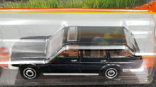Load image into Gallery viewer, Matchbox 2022 Mercedes-Benz W123 Wagon Black #22 MBX Highway New Long Card