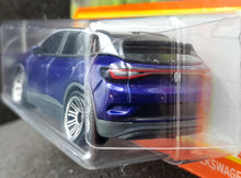 Load image into Gallery viewer, Matchbox 2022 Volkswagen EV 4 Dark Blue #44 MBX Highway New Long Card