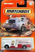 Load image into Gallery viewer, Matchbox 2022 MBX Fire Dasher White MBX Off-Road #46/100 New Long Card