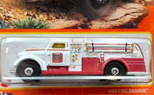 Load image into Gallery viewer, Matchbox 2022 MBX Fire Dasher White MBX Off-Road #46/100 New Long Card