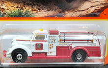 Load image into Gallery viewer, Matchbox 2022 MBX Fire Dasher White MBX Off-Road #46/100 New Long Card