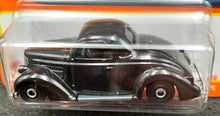 Load image into Gallery viewer, Matchbox 2022 1936 Ford Coupe Black #48 MBX Showroom New Long Card