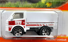 Load image into Gallery viewer, Matchbox 2022 Subaru Sambar White MBX Highway #43/100 New Long Card