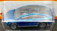 Load image into Gallery viewer, Matchbox 2022 Tesla Model X Blue #53/100 MBX Highway New Long Card