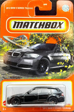 Load image into Gallery viewer, Matchbox 2022 2012 BMW 3 Series Touring Black #58 MBX Highway New Long Card