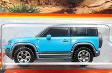 Load image into Gallery viewer, Matchbox 2022 2020 Land Rover Defender 90 Blue #69 MBX Off-Road New Long Card
