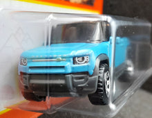 Load image into Gallery viewer, Matchbox 2022 2020 Land Rover Defender 90 Blue #69 MBX Off-Road New Long Card