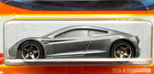 Load image into Gallery viewer, Matchbox 2022 Tesla Roadster Grey #75 MBX Showroom New Long Card