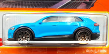 Load image into Gallery viewer, Matchbox 2022 Audi E-Tron Blue #77 MBX Metro New Long Card