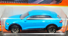 Load image into Gallery viewer, Matchbox 2022 Audi E-Tron Blue #77 MBX Metro New Long Card