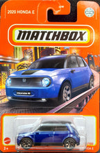 Load image into Gallery viewer, Matchbox 2022 2020 Honda E Blue #79 MBX Metro New Long Card
