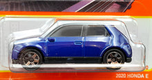 Load image into Gallery viewer, Matchbox 2022 2020 Honda E Blue #79 MBX Metro New Long Card